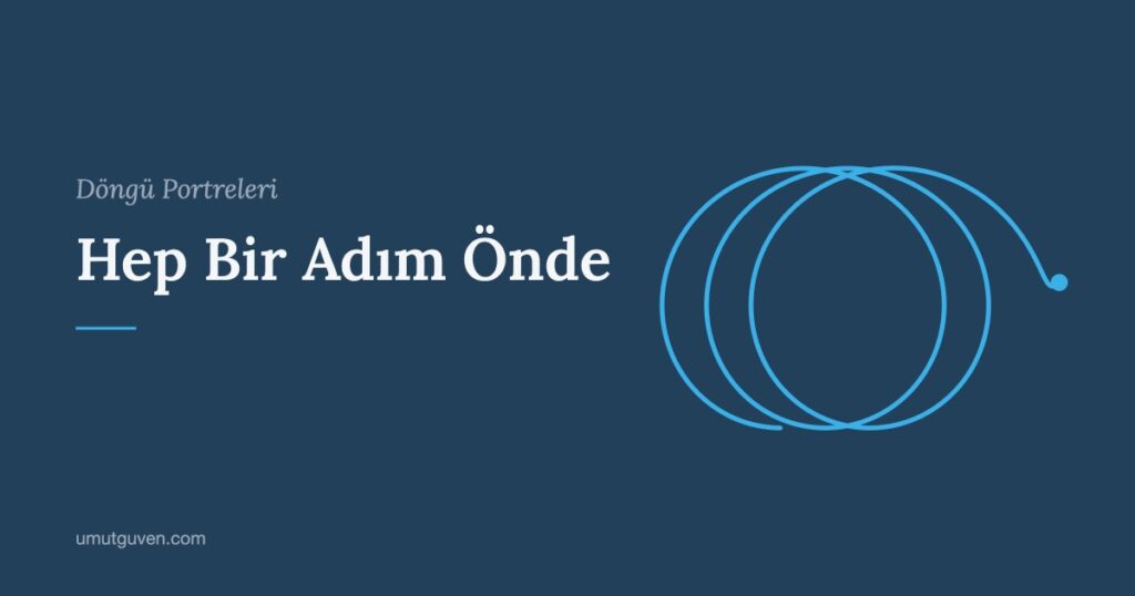 Hep Bir Adım Önde yazısının kapak görseli